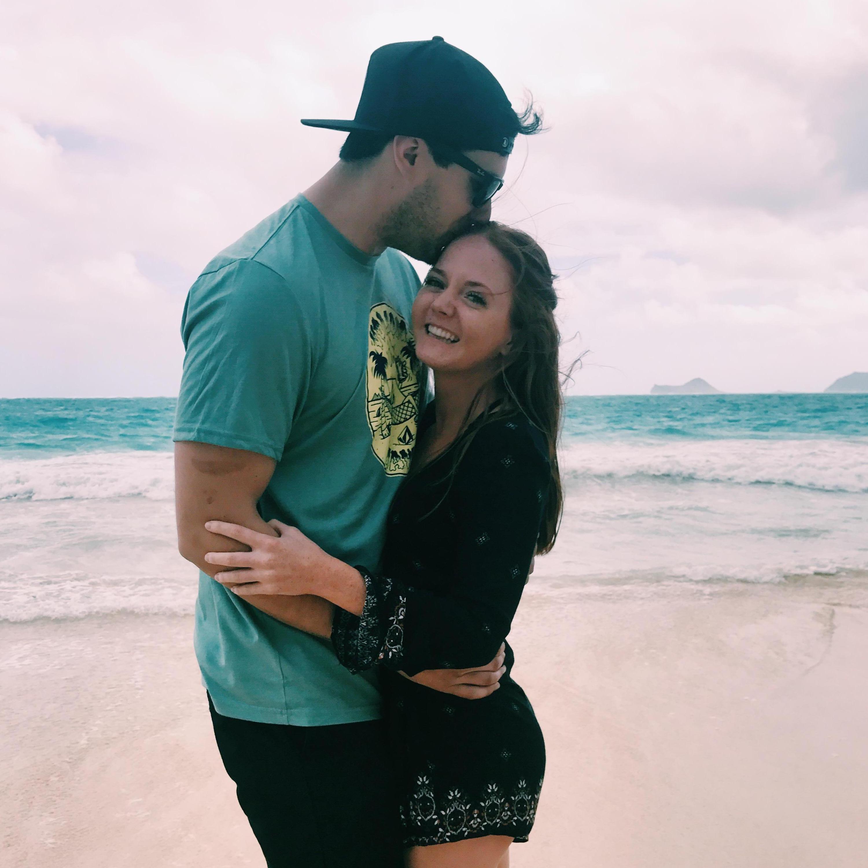 Our first vacation together in Hawaii!