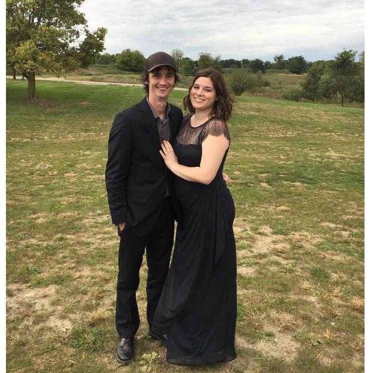 Our first wedding together! Guest starring a growing belly of Jack Jack.