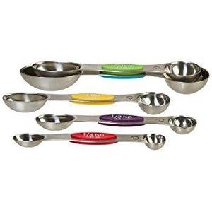 Prepworks by Progressive Magnetic Measuring Spoons, Stainless Steel - Set of 5