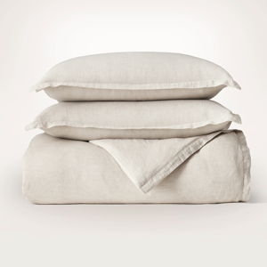 Linen Duvet Set - Melange Natural - King/Cal. King