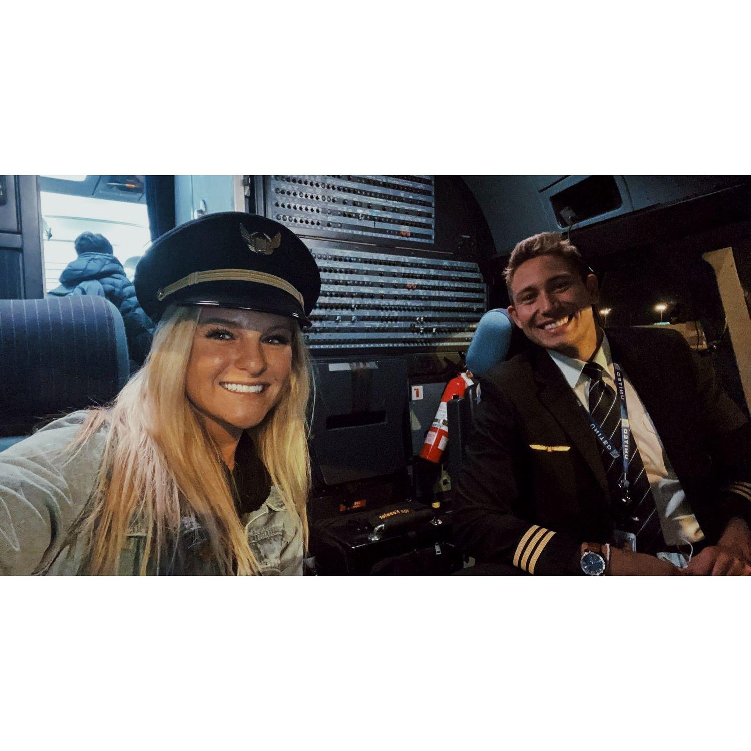First time Baron flew Ashton to Newark