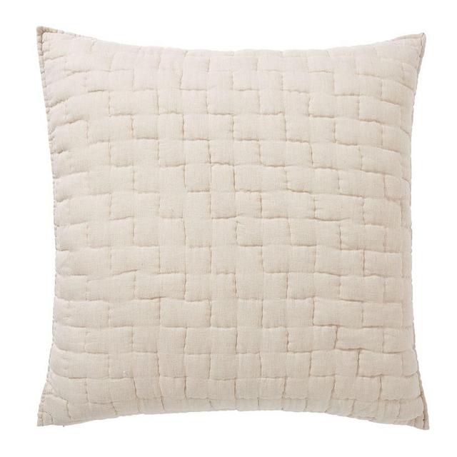 Flax Bliss Cotton/Linen Sham, Euro