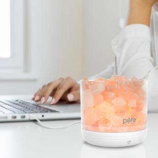 PureGlow USB Salt Lamp