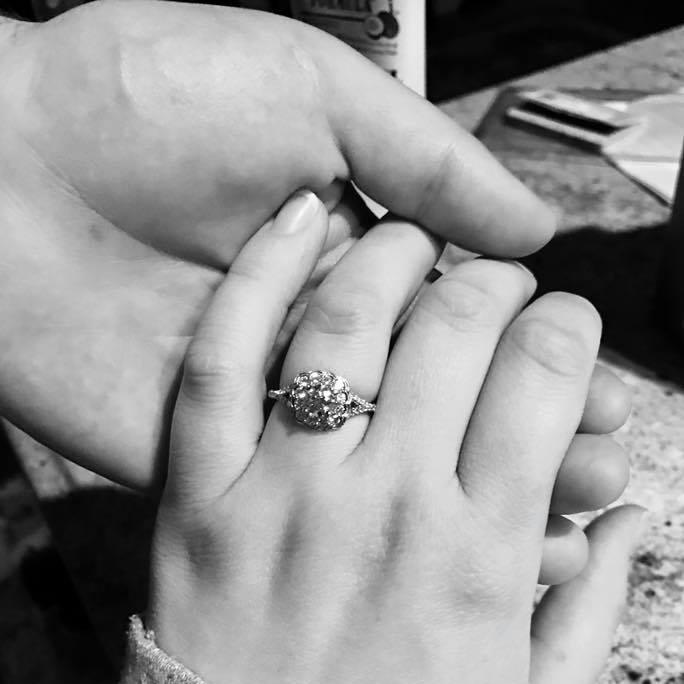We're engaged! May 12th, 2017.