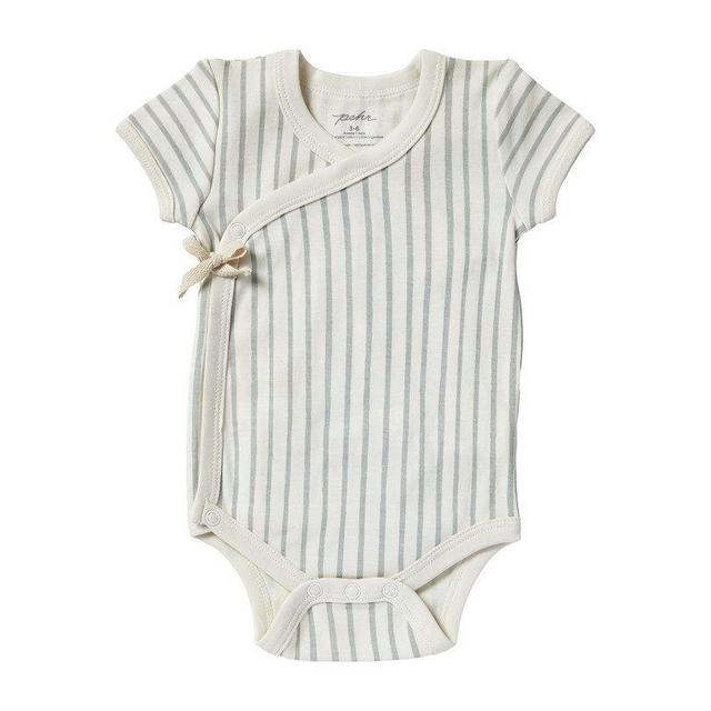 Stripes Away Short Sleeve Kimono