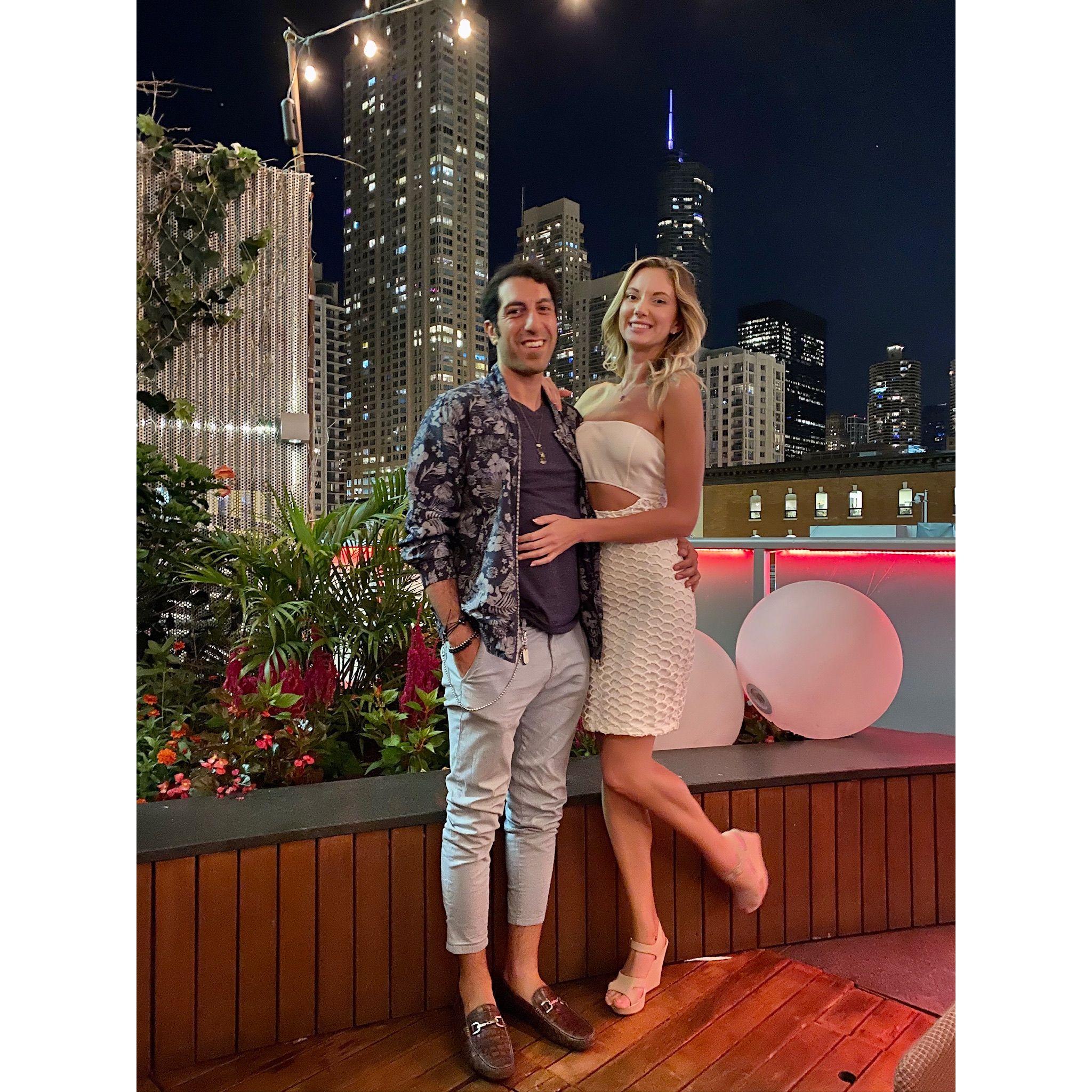 Our first time in Chicago together