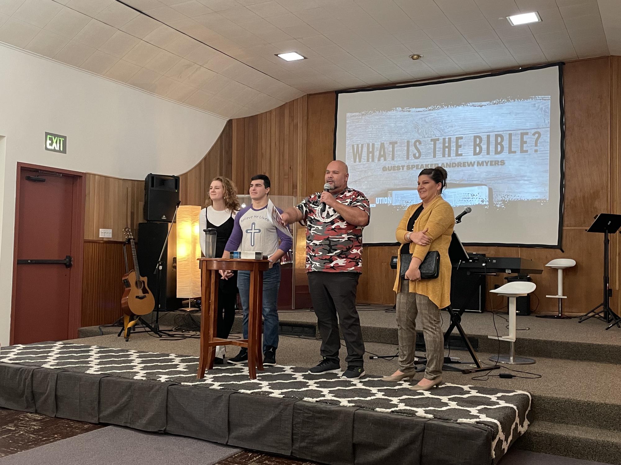 speaking at Andrew’s home church! About to say goodbye to each other for the last time :D