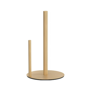 Paper Towel Holder Countertop, Black Paper Towel Holder for Kitchen Bathroom, Stainless Steel Paper Towel Stand with Anti Slip Weighted Base, Kitchen Roll Holder Fit Standard and Large Rolls-Gold - Walmart.com