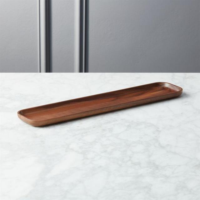 Walnut Narrow Rectangular Serving Platter