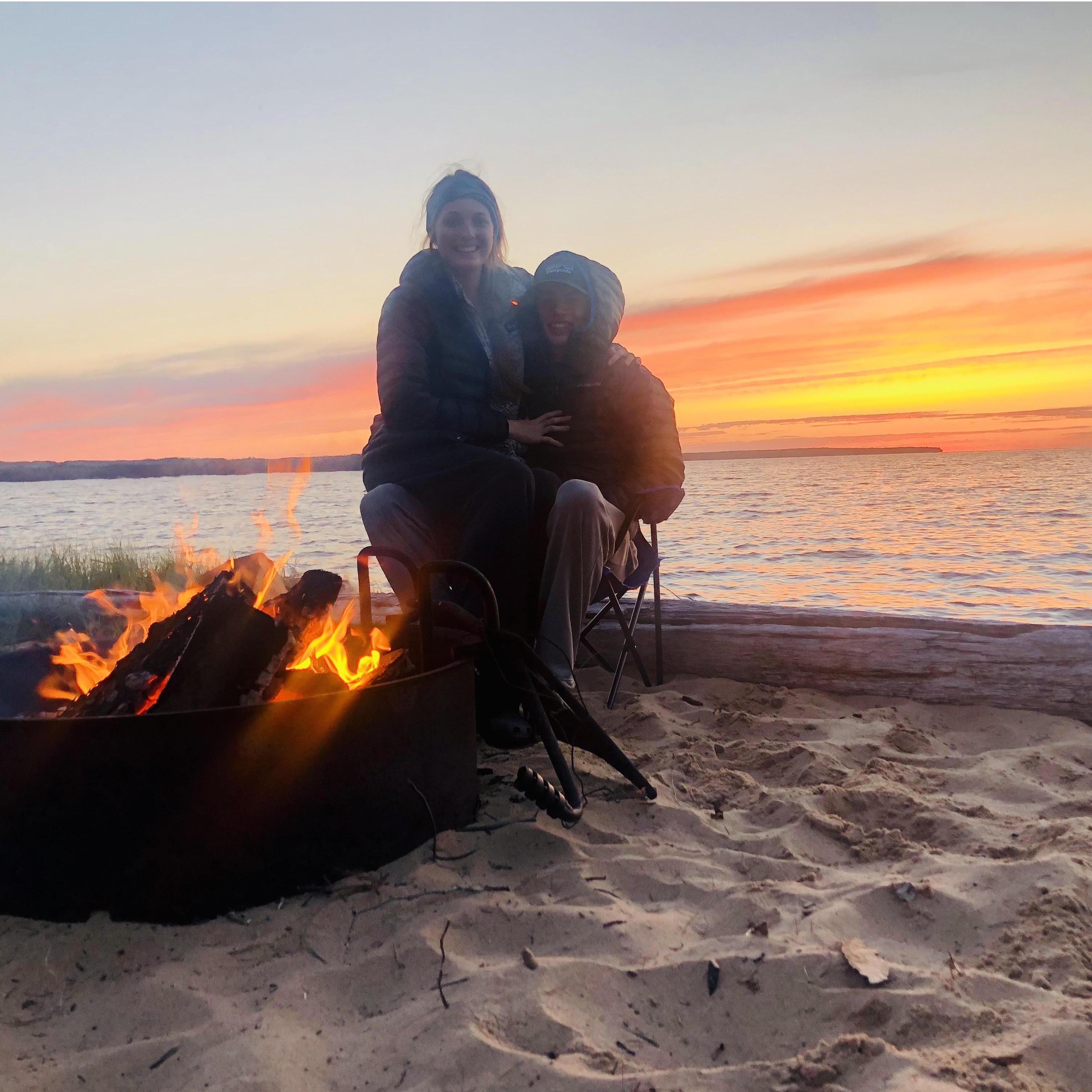 this was taken on a camping trip that we took in munising, michigan, 2019