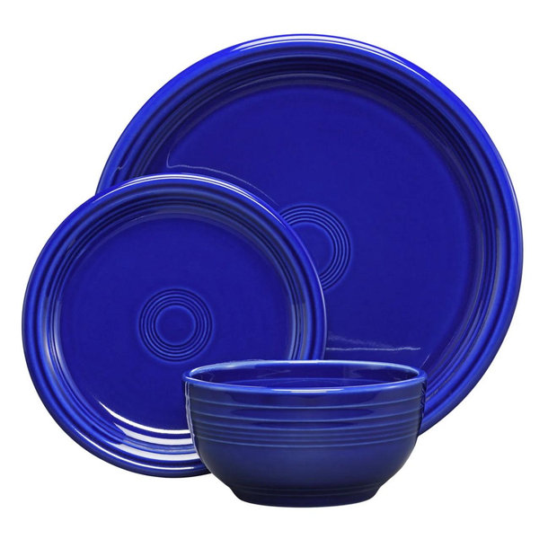Bistro Coupe 3-Piece Place Setting, Service for 1