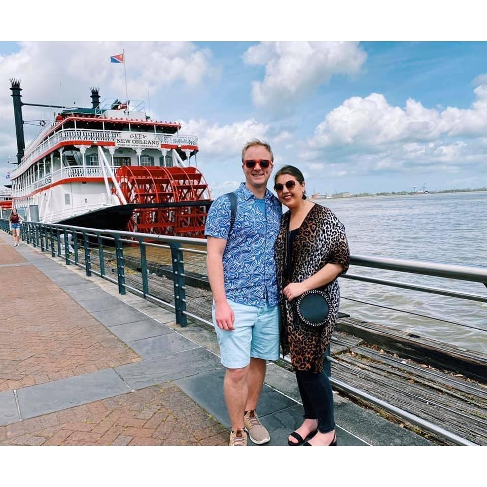 Together in New Orleans where we got engaged!