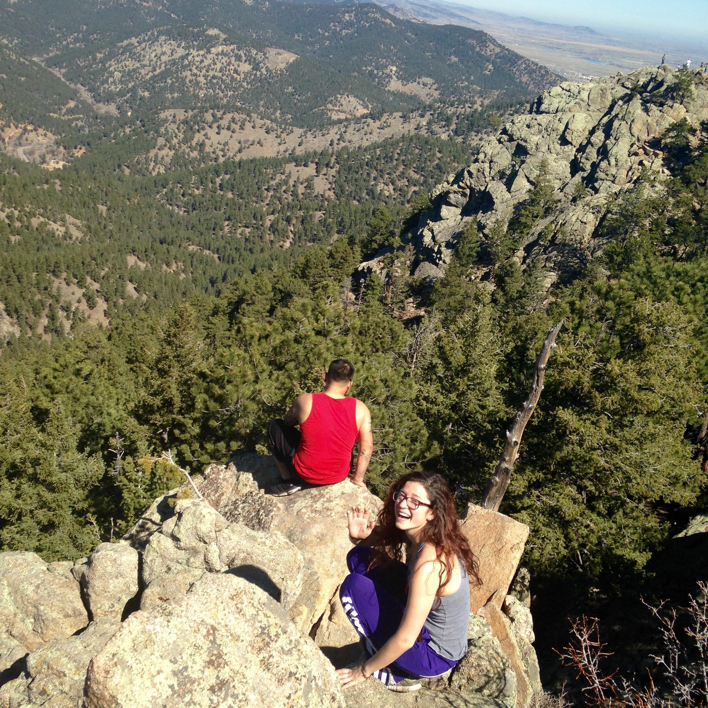 Hiking in beautiful Boulder