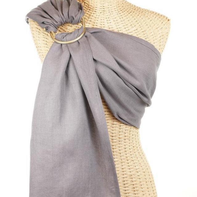 Sakura Bloom Linen Ring Sling - Juniper
