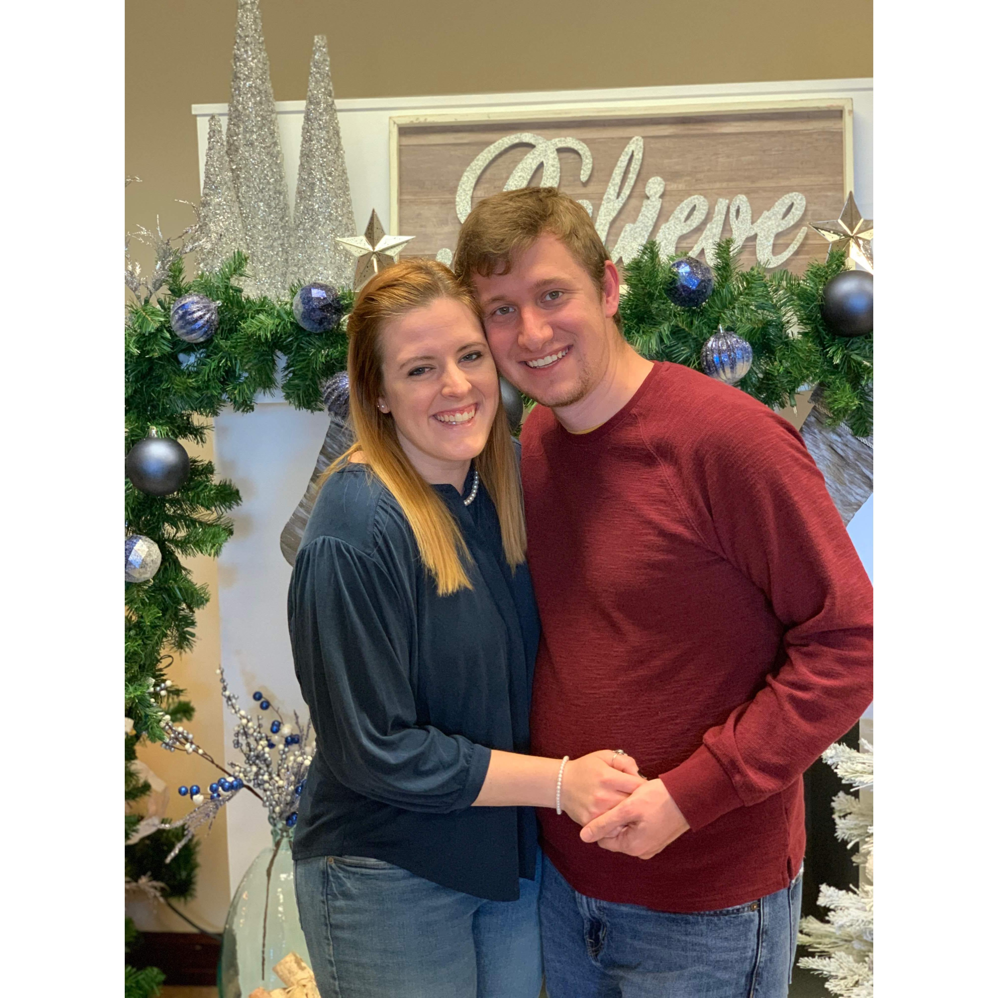 Our first Christmas together! - Amazing church service with the Hendricks clan!