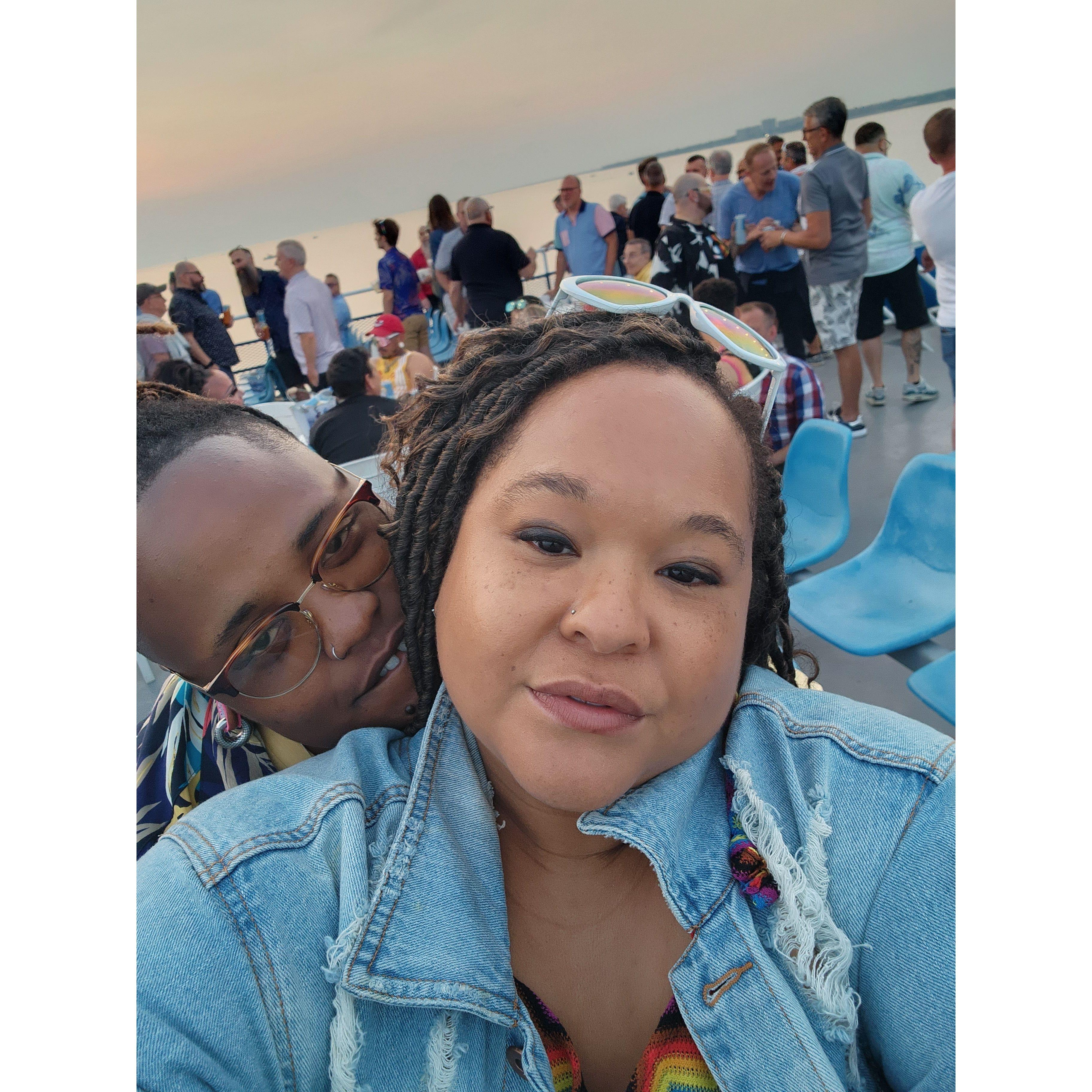 Our first Pride cruise together!