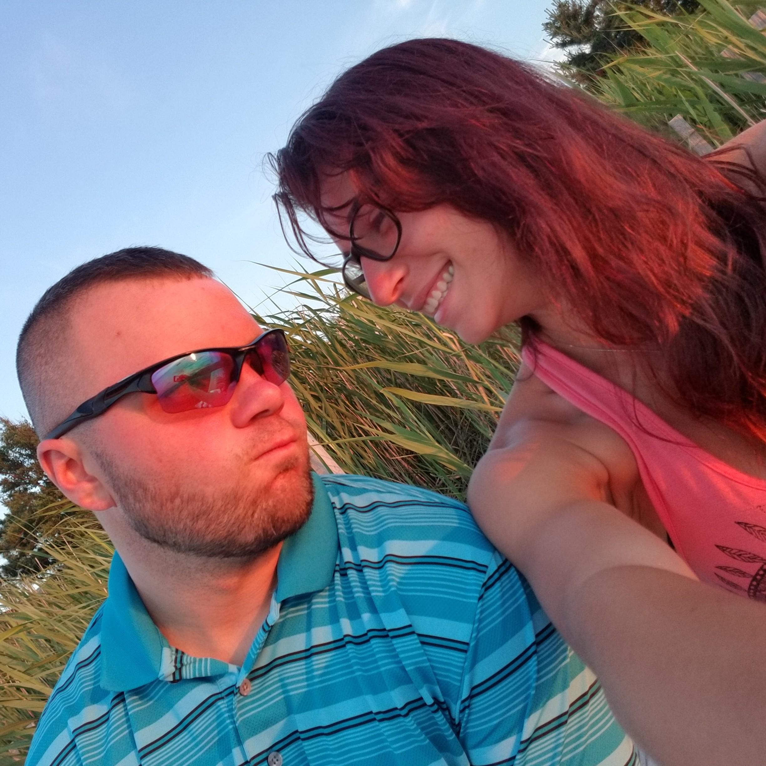 One year dating anniversary in Fire Island.