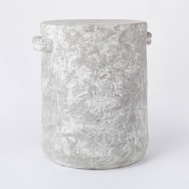 Drum Accent Table Gray Wash - Threshold™ designed with Studio McGee