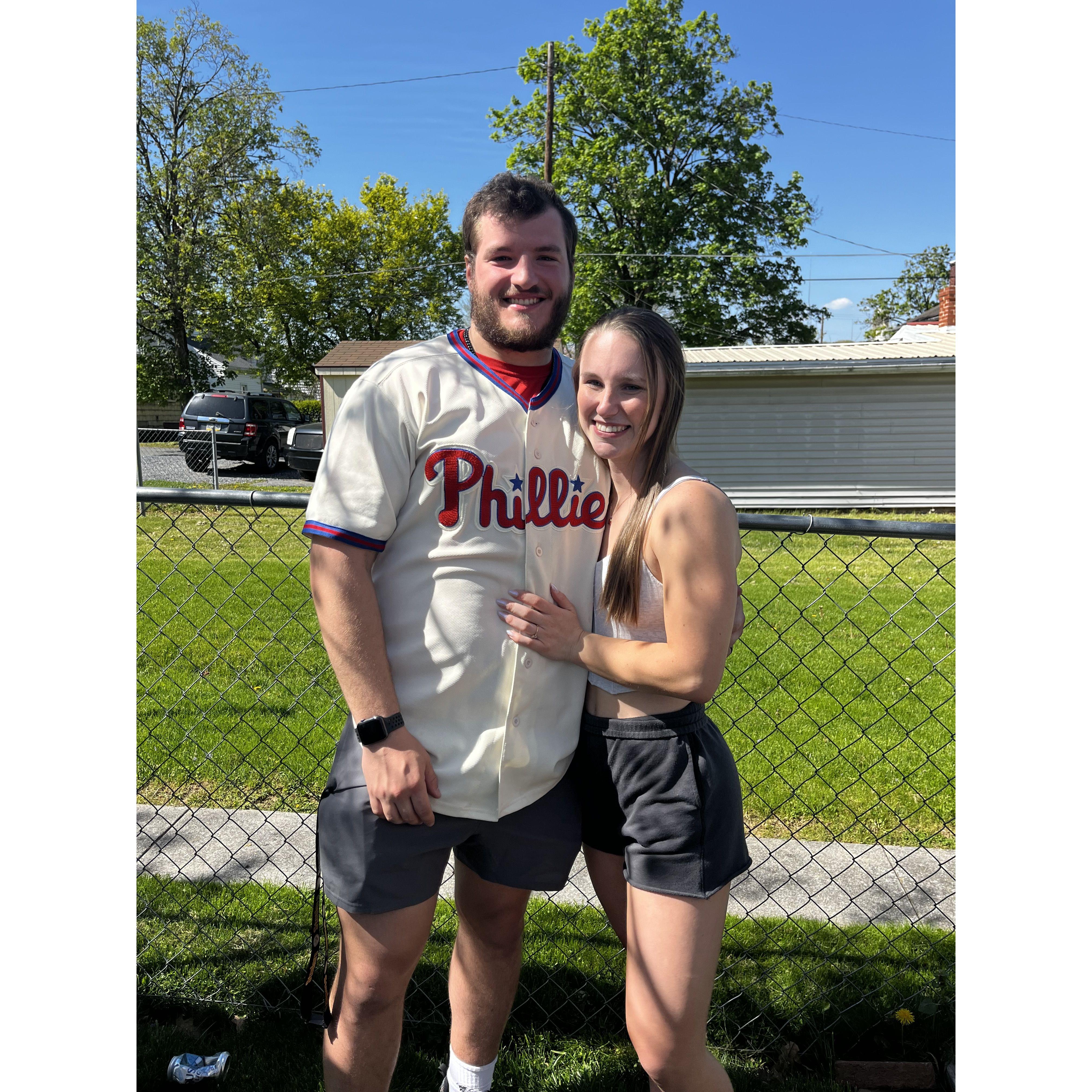 Impromptu visit back to Annville for the national holiday of Dutchman Day! This was Cody's first time picking Olivia up from the airport, after years of long distance...