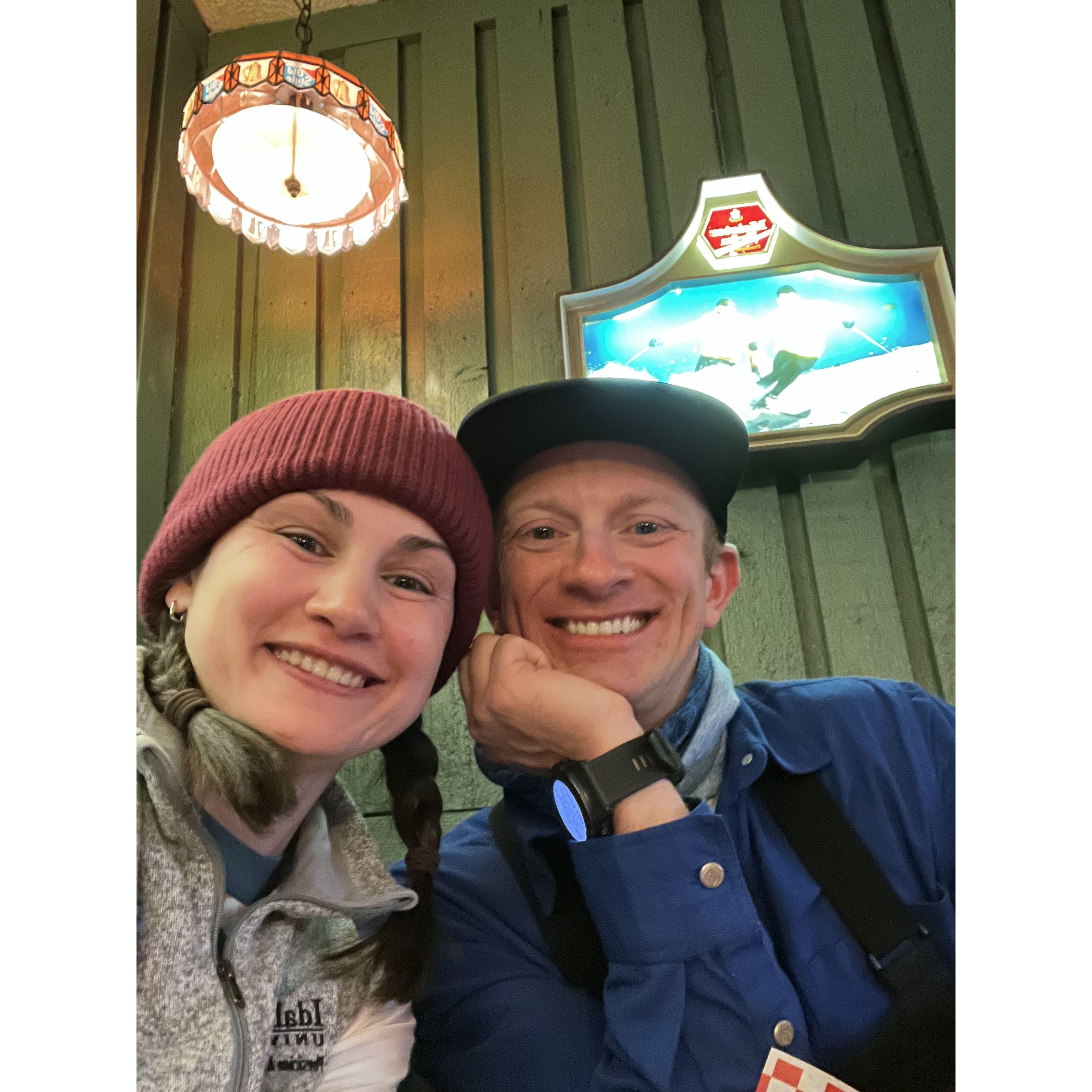 Apres ski at our favorite joint