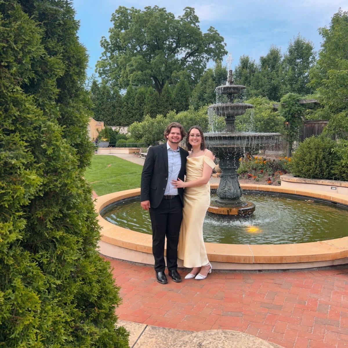 Sydney was a bridesmaid for a friend and this is a photo we took outdoors {June 29th, 2025}