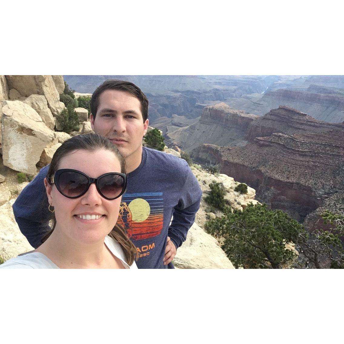 Katie's first visit to the Grand Canyon as she (finally) moved to LA when Lev started law school
