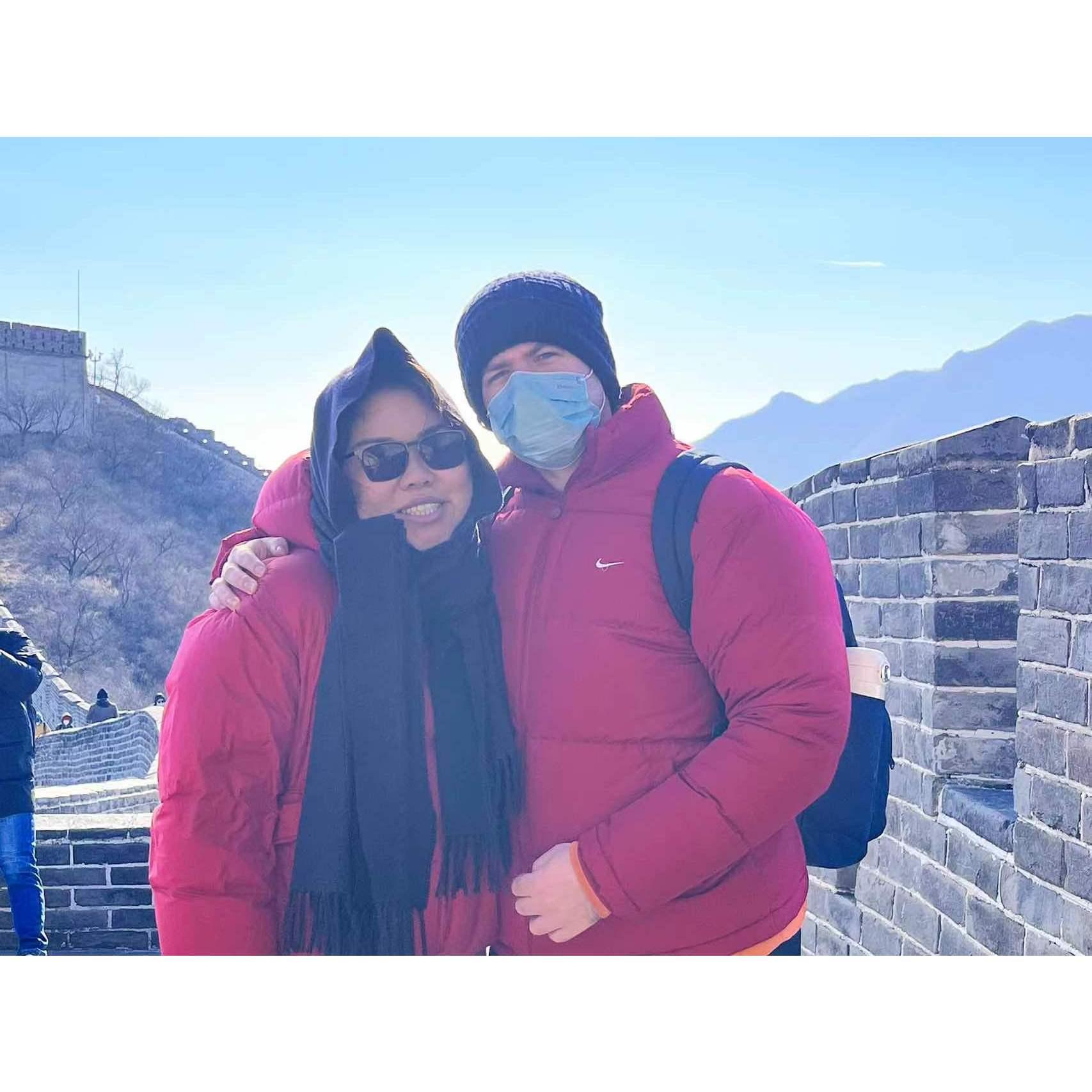 in china they say you're not a great man unless you've been to the great wall. I always knew Iwas destined for greatness