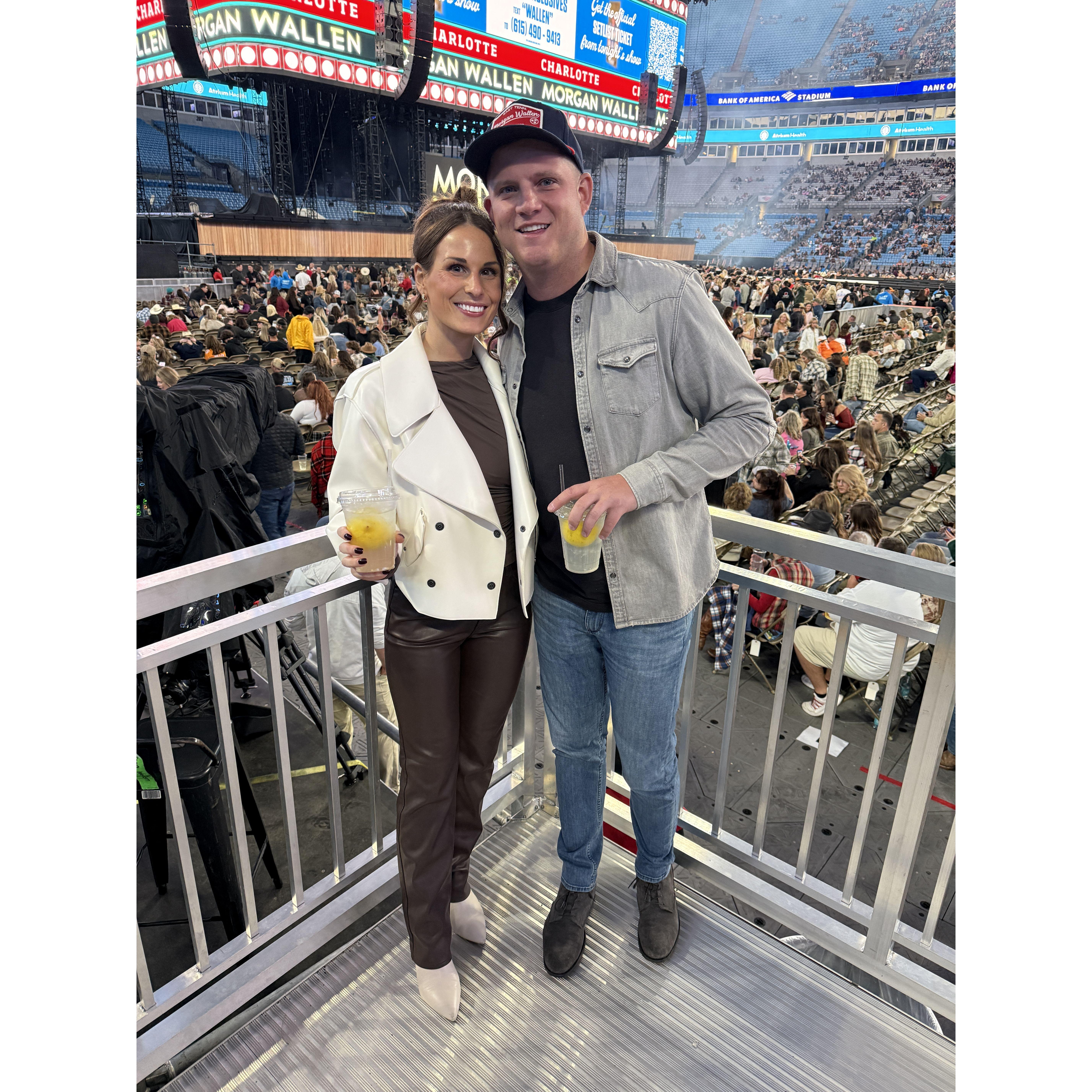 Morgan Wallen Concert in Charlotte. October 2024.