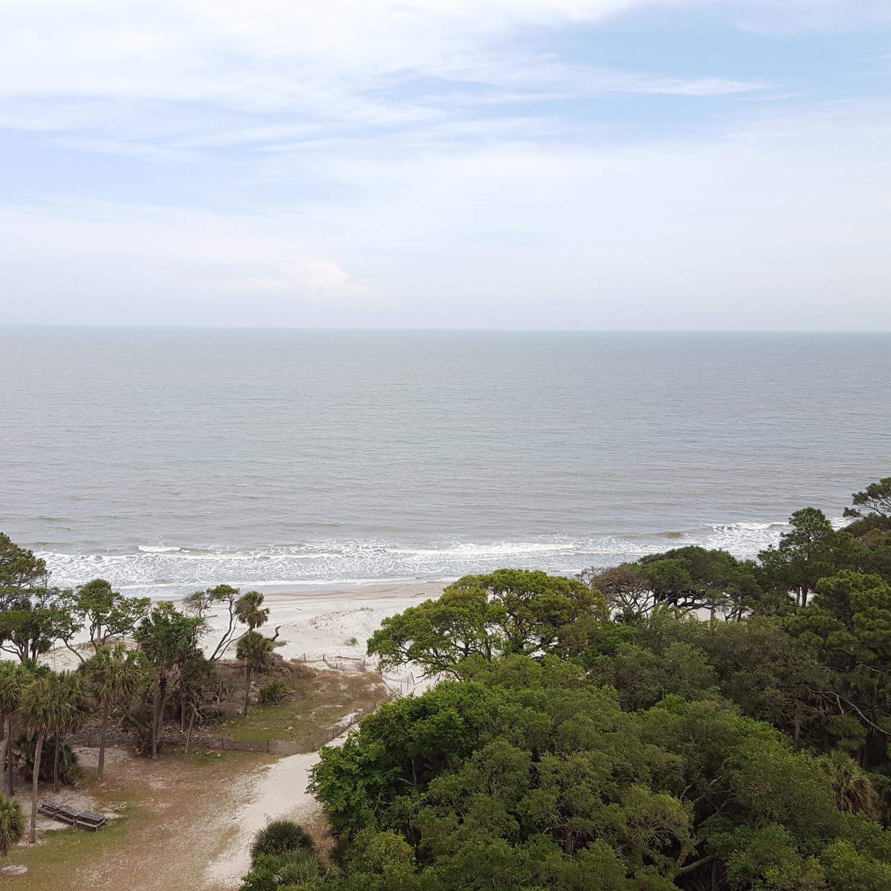 On top of the lighthouse