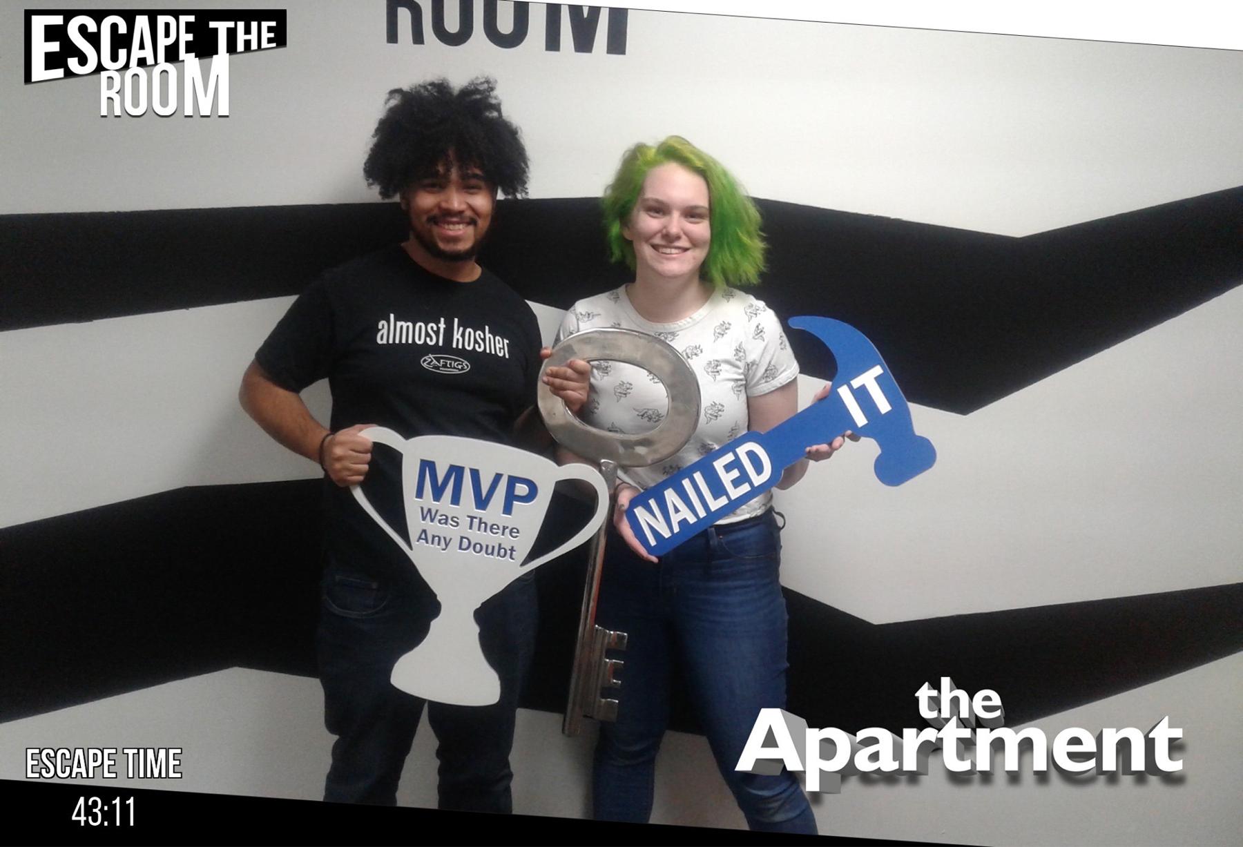 Our second escape room together.
(We also escaped this one.)