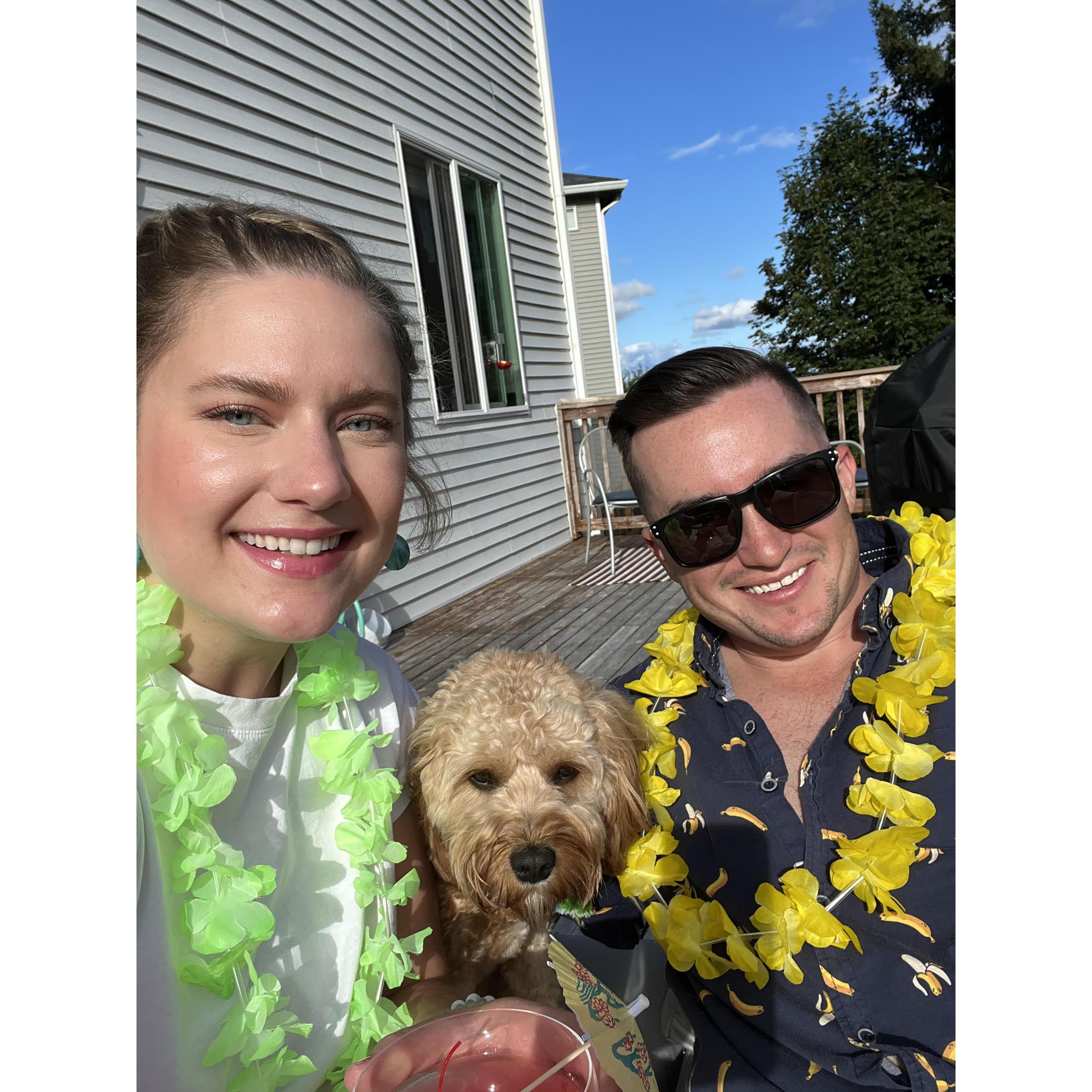 Our first party on our deck in our new home! July 2022.