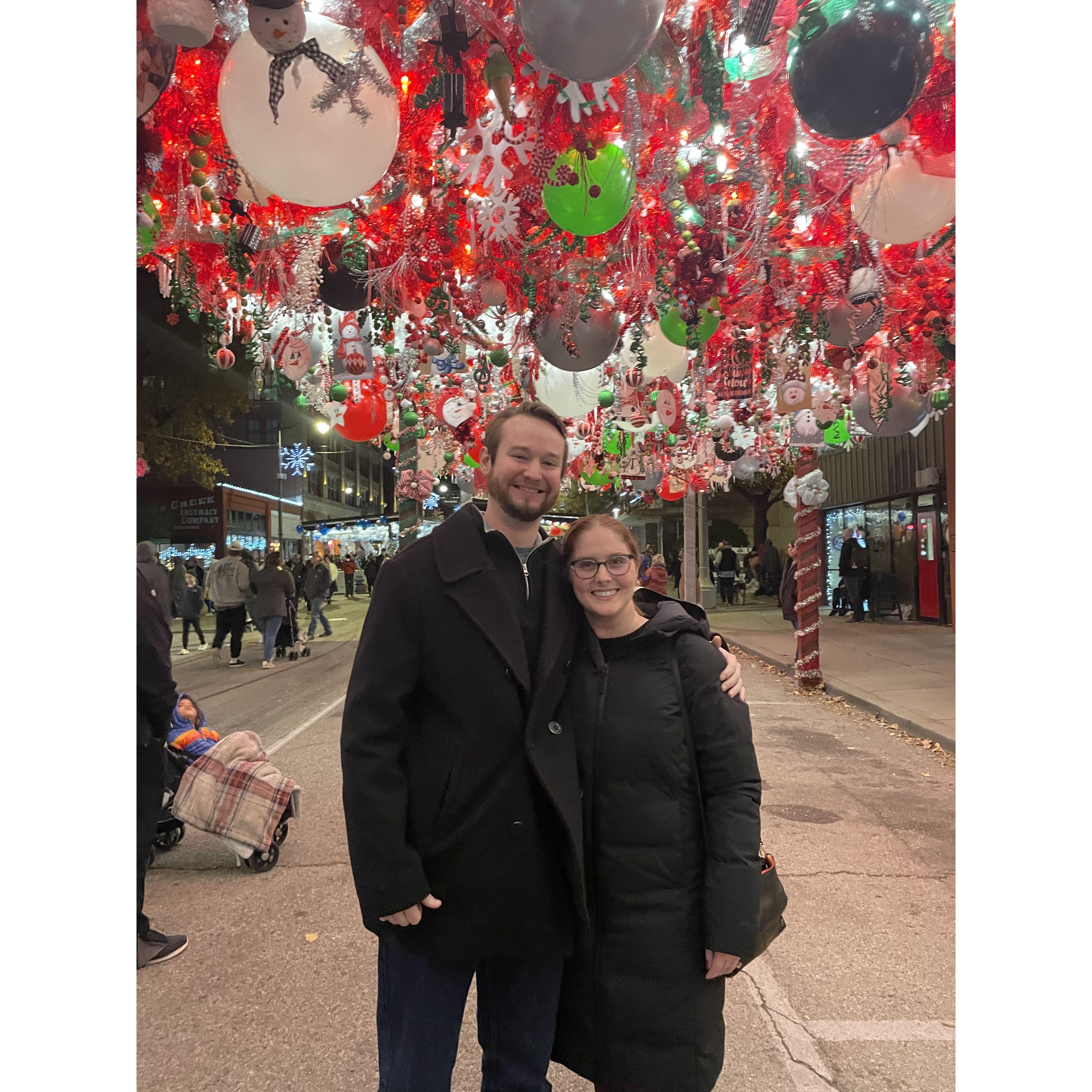 Celebrating Christmas! (Laurens favorite time of the year)