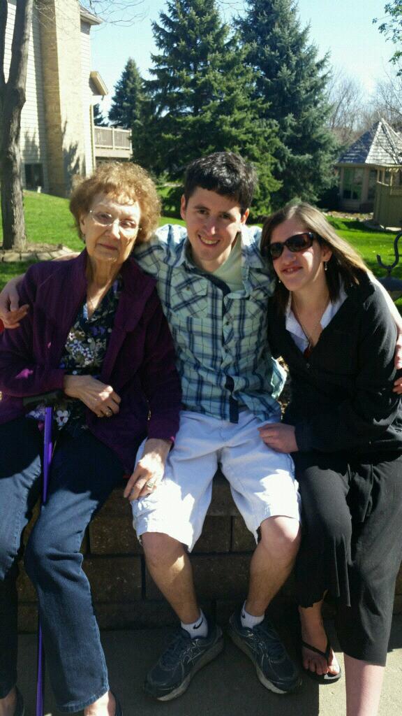 Connor’s grandma and us