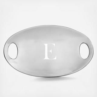 Personalized Pebble Handle Tray