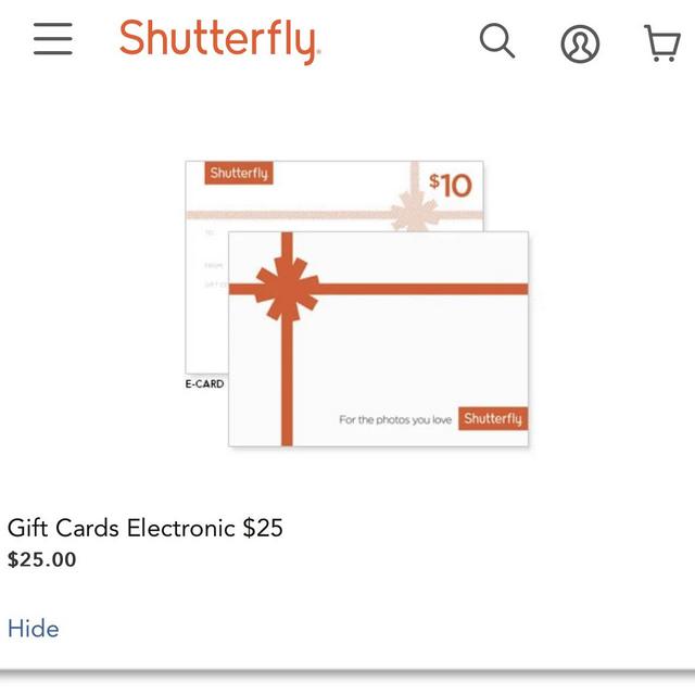 Gift Cards | Shutterfly