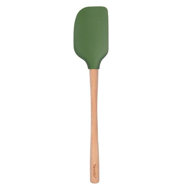 Tovolo Flex-Core Wood Handled Spatula Pesto