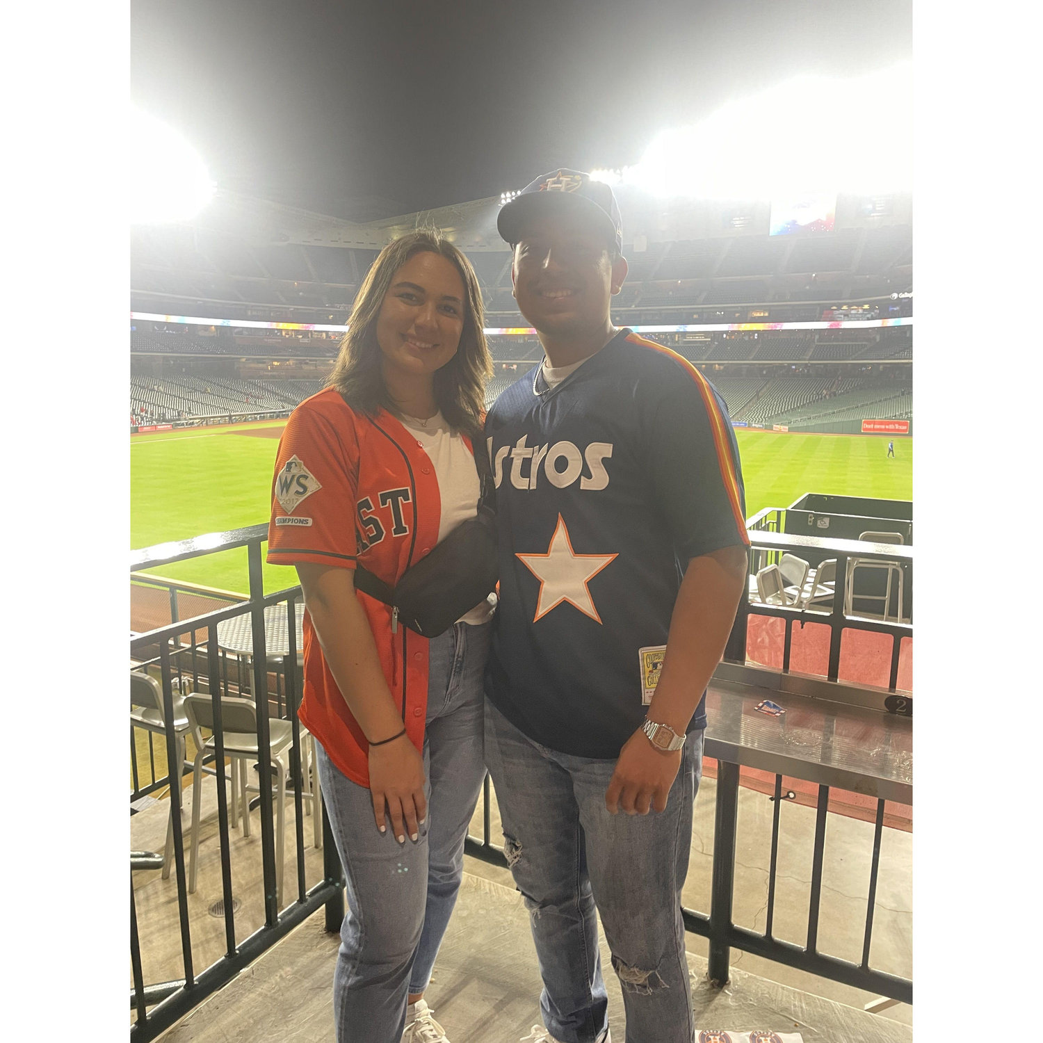 Visited Minute Maid Park (Go Astros!)