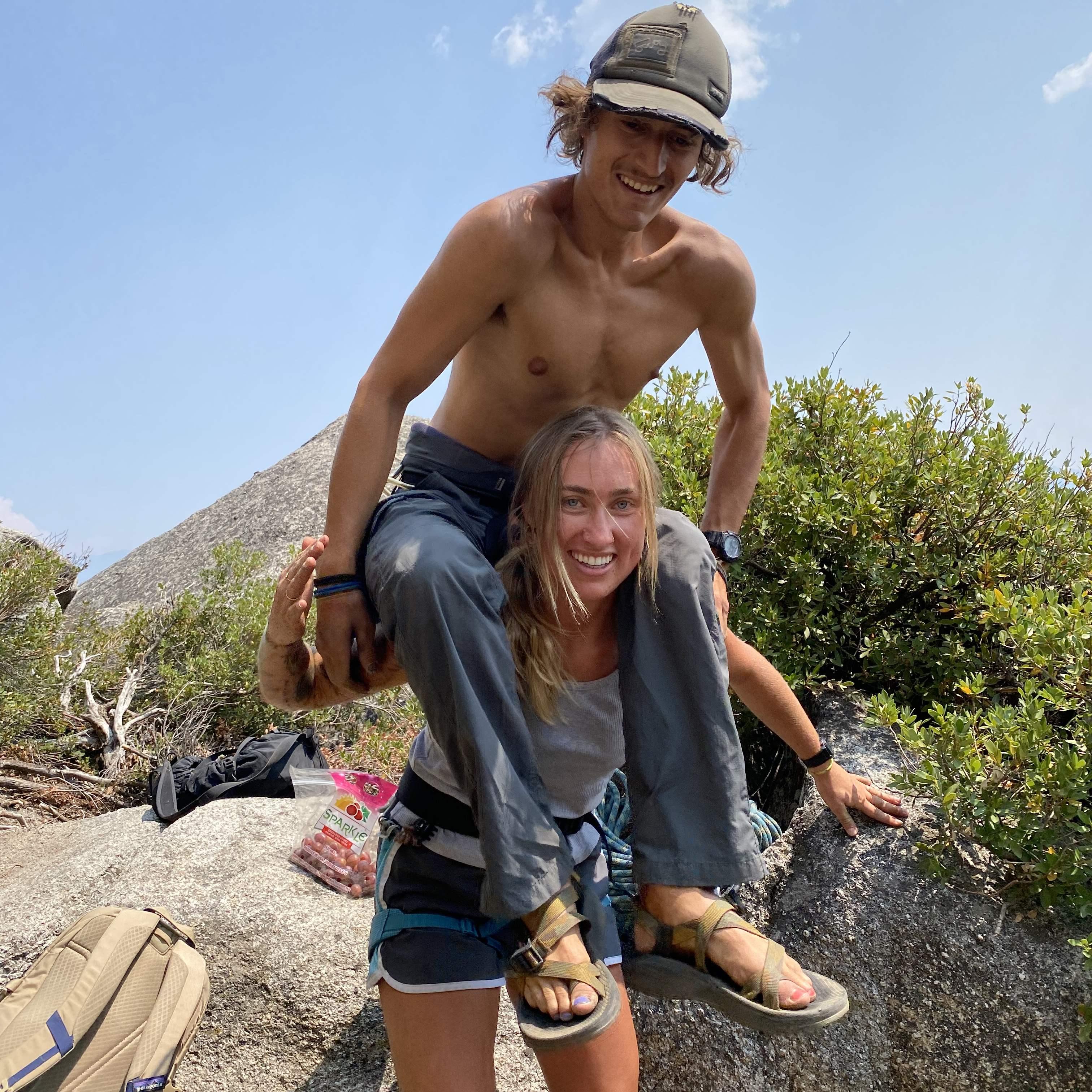 We went climbing to celebrate Caleb's 22nd birthday in August 2021.