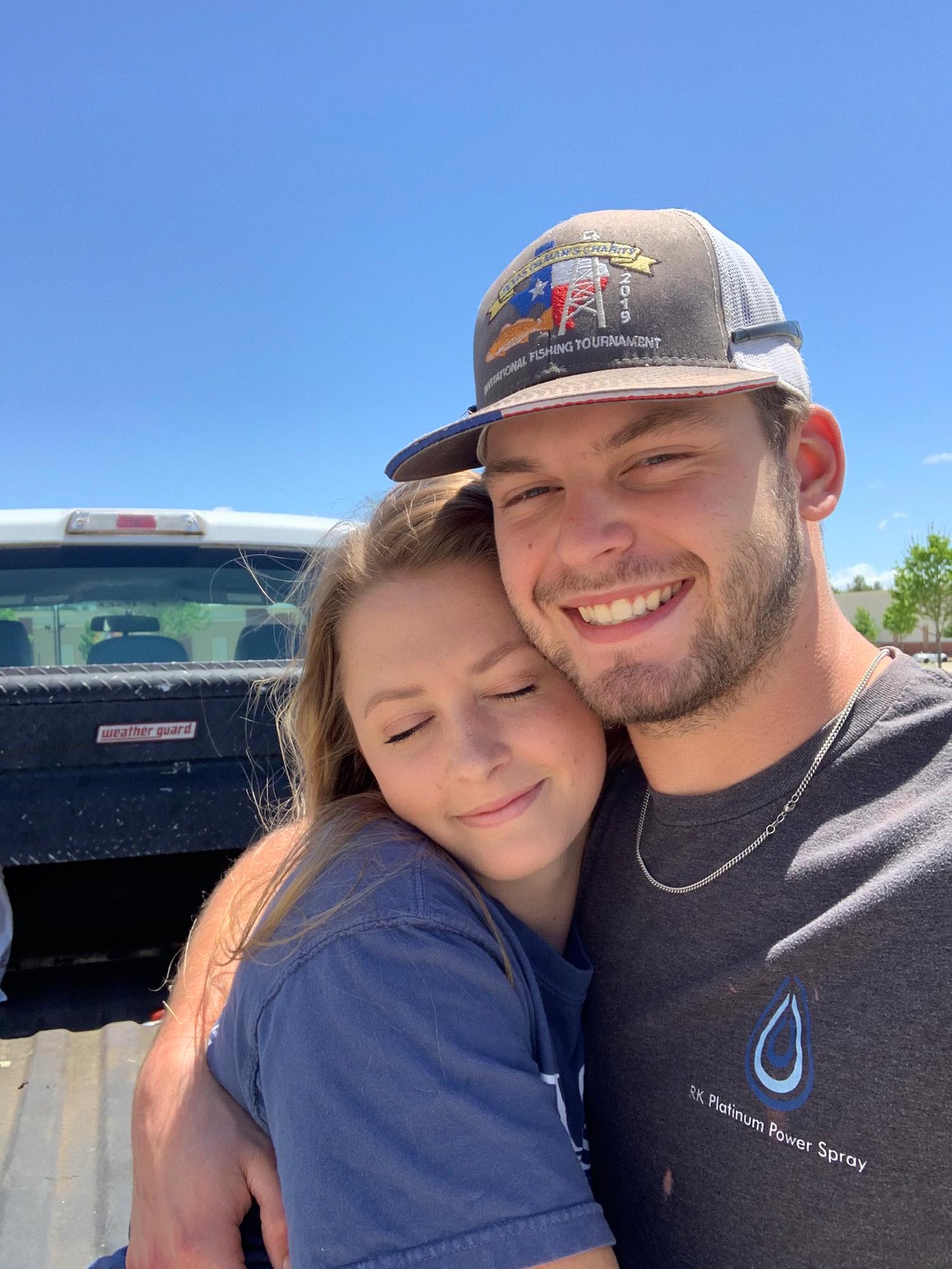 just a Chick-fil-A date in the bed of my truck