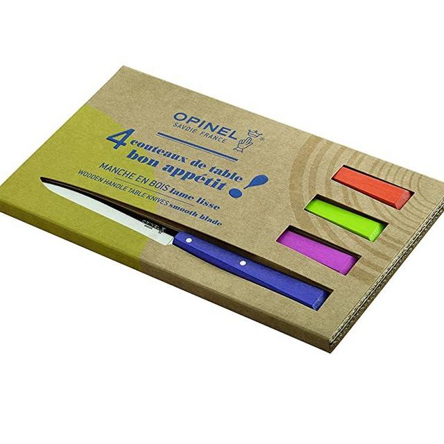 Opinel Set of 4 Table Knives No.125 Bon Appetit Pop