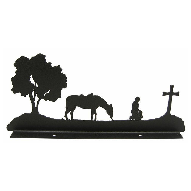Innovative Fabricators, Inc. Praying Cowboy Prayer Mailbox Topper