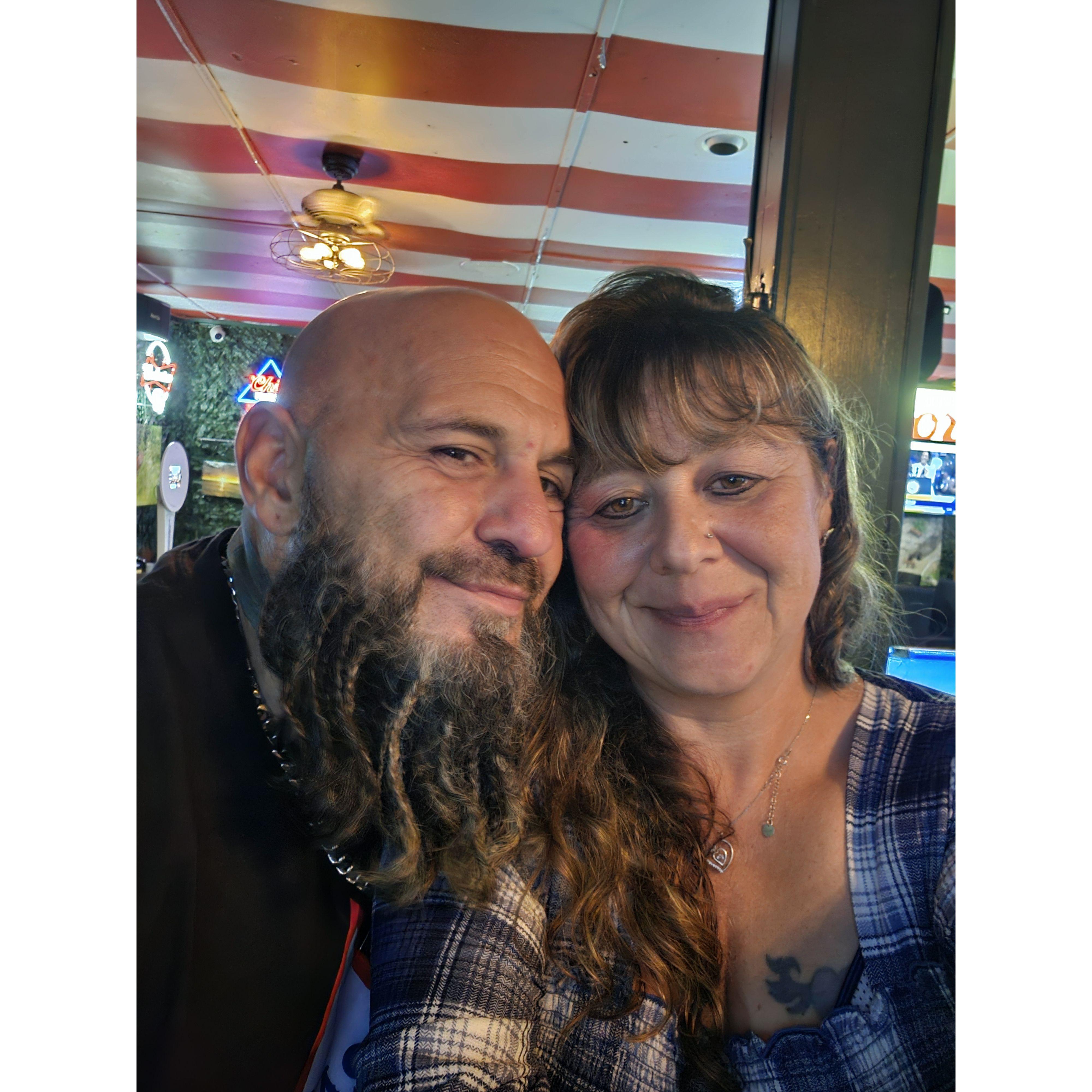Date night, enjoying eaachothers company.
