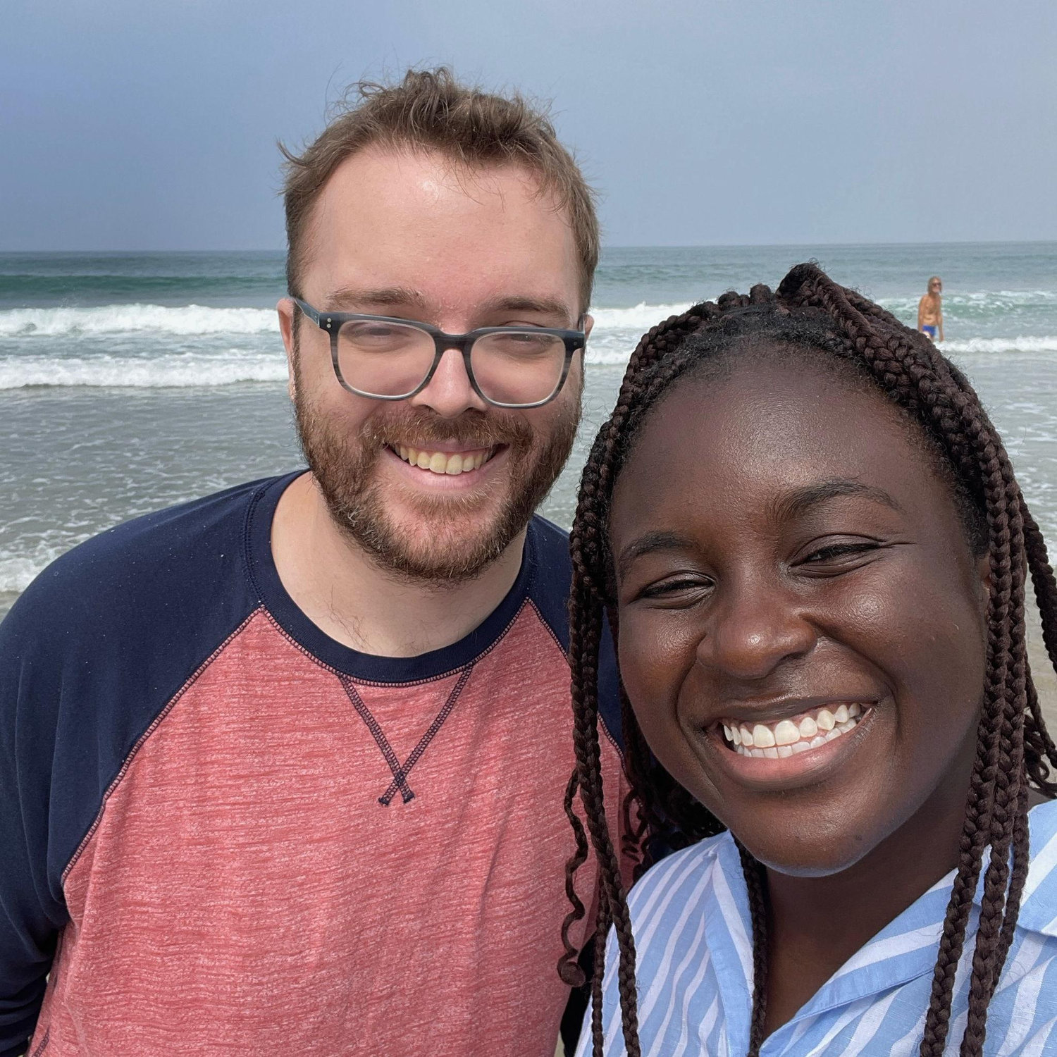 Our first (of many) selfies!