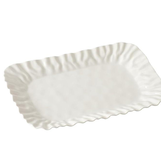 Pampa Bay Mascali Bianca Medium Deep Tray, 15" x 10" x 1.5"