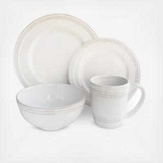 Bianca Dots 16-Piece Dinnerware Set