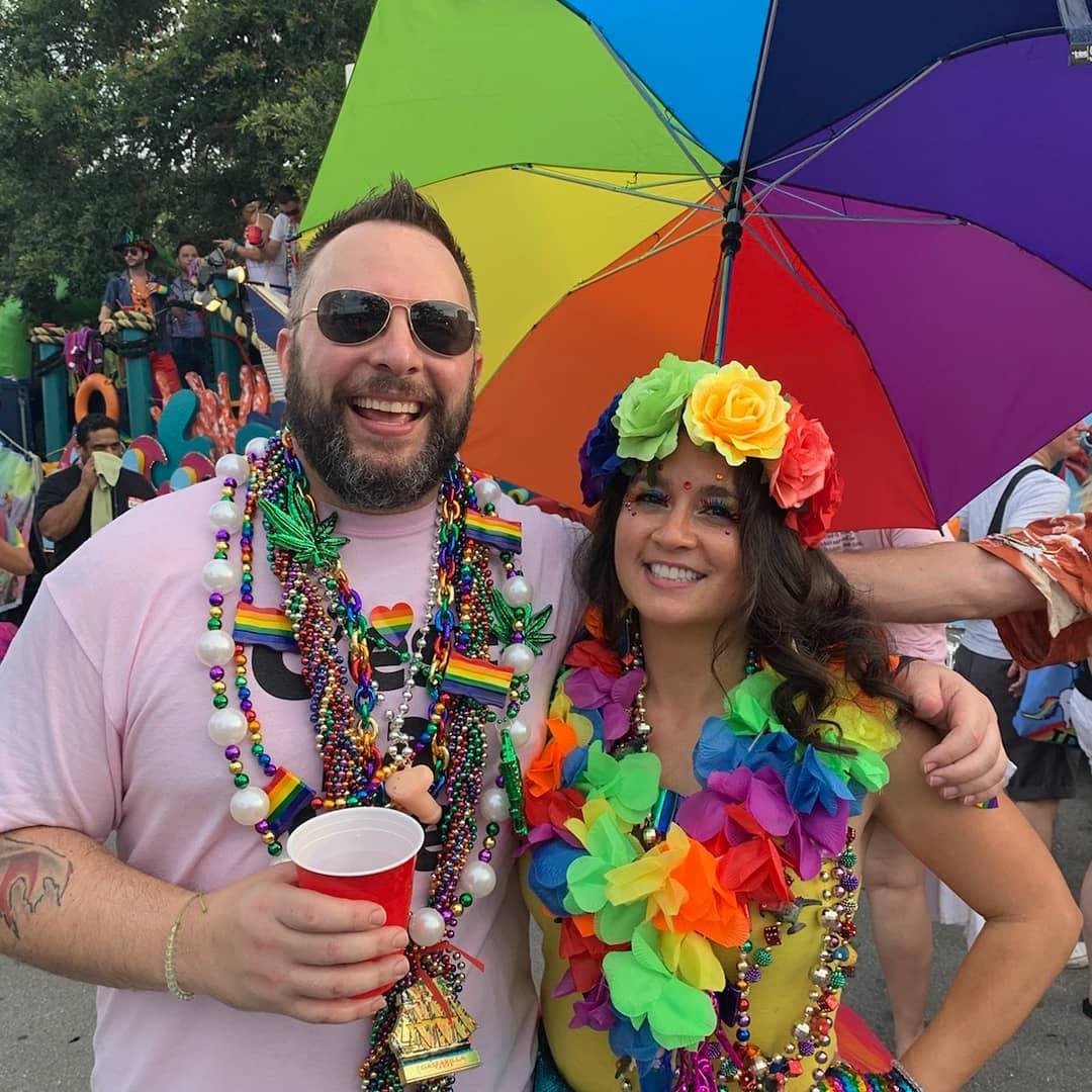 Celebrating Pride Parade together