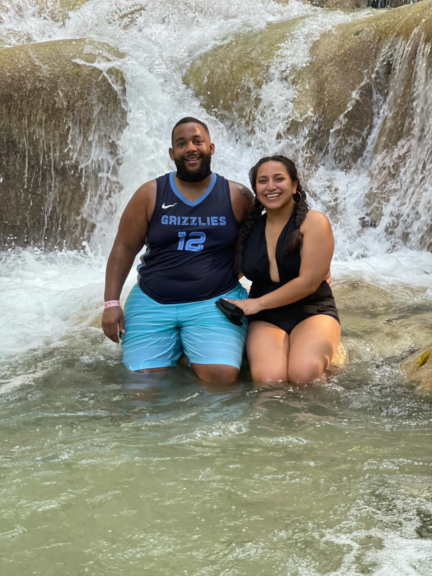 Dunn’s River Falls in Jamaica