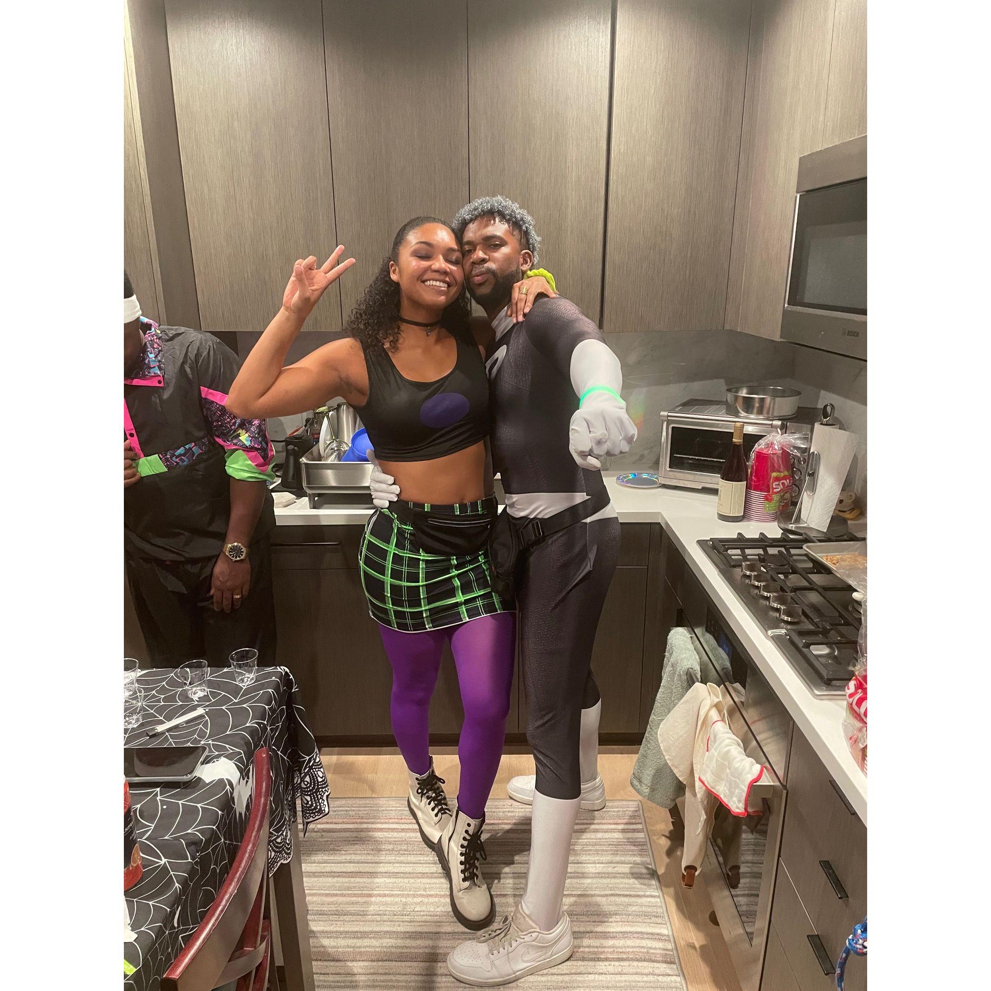 Halloween 2023 as Danny Phantom and Sam