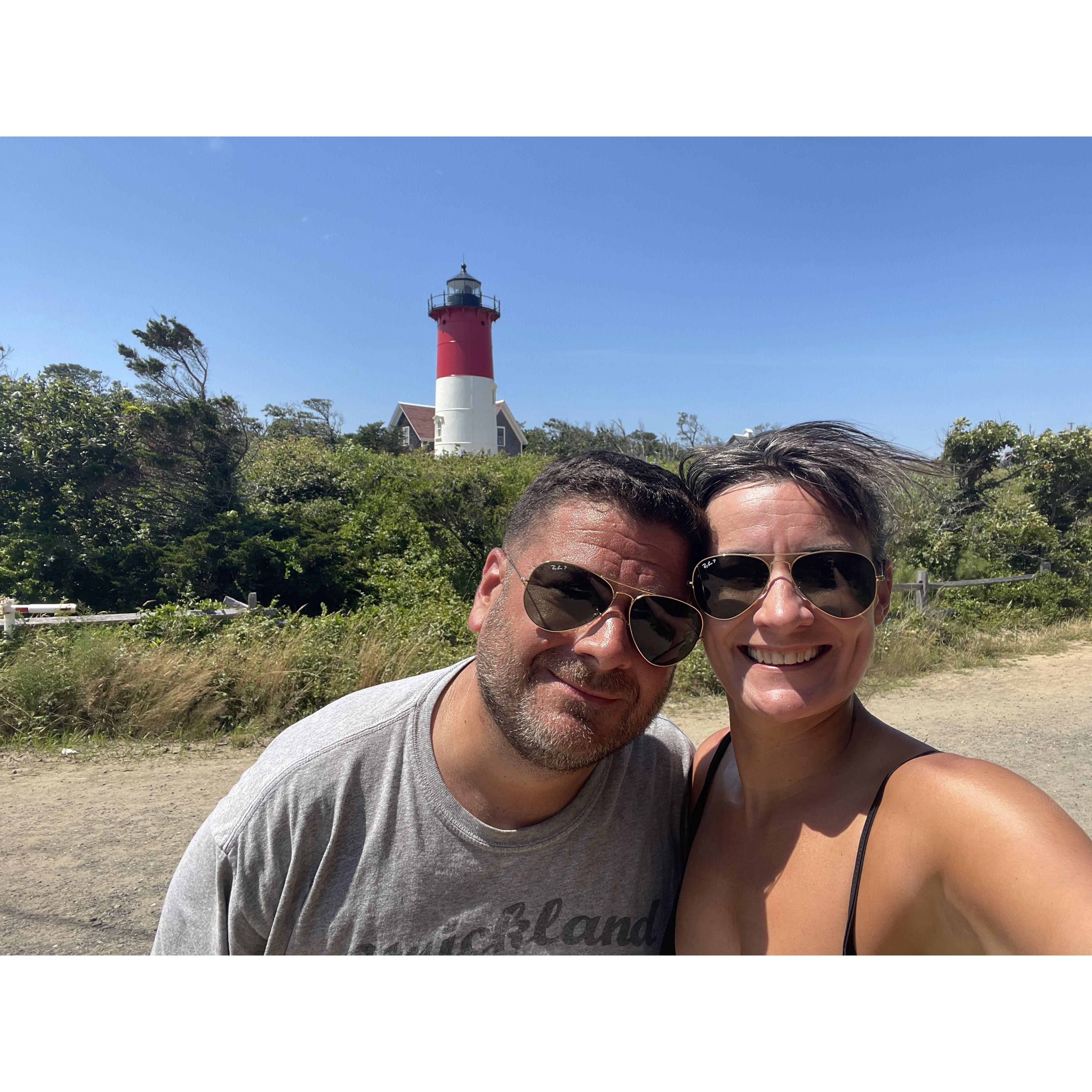 First time at Nauset Light Beach in Cape Cod