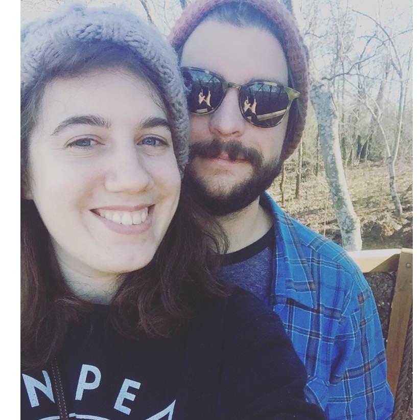 Hiking in Red Mountain Park for Cat's birthday.